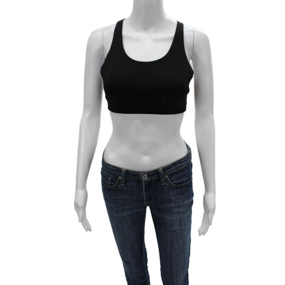 Lululemon Womens Strappy Back Sports Bra Black Size 34 C